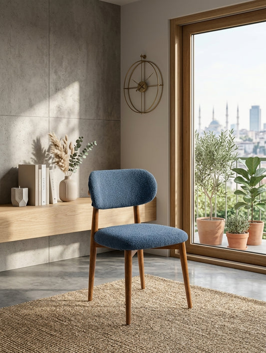 Bohem Lastikli Likralı Jakarlı Sandalye Kılıfı – 6 Adet